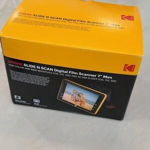 NEW Kodak Slide N Scan Max RODFS70 Digital Film Scanner 7" LCD
